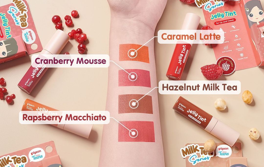 Pigeon Teens Jelly Tint Milk Tea Series - Caramel Latte