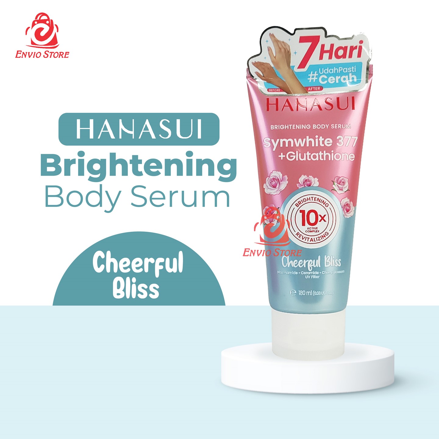 Hanasui Brightening Body Serum Symwhite 377 180ml - Cheerful Bliss Hanasui Brightening Body Serum Symwhite 377 180ml - Cheerful Bliss