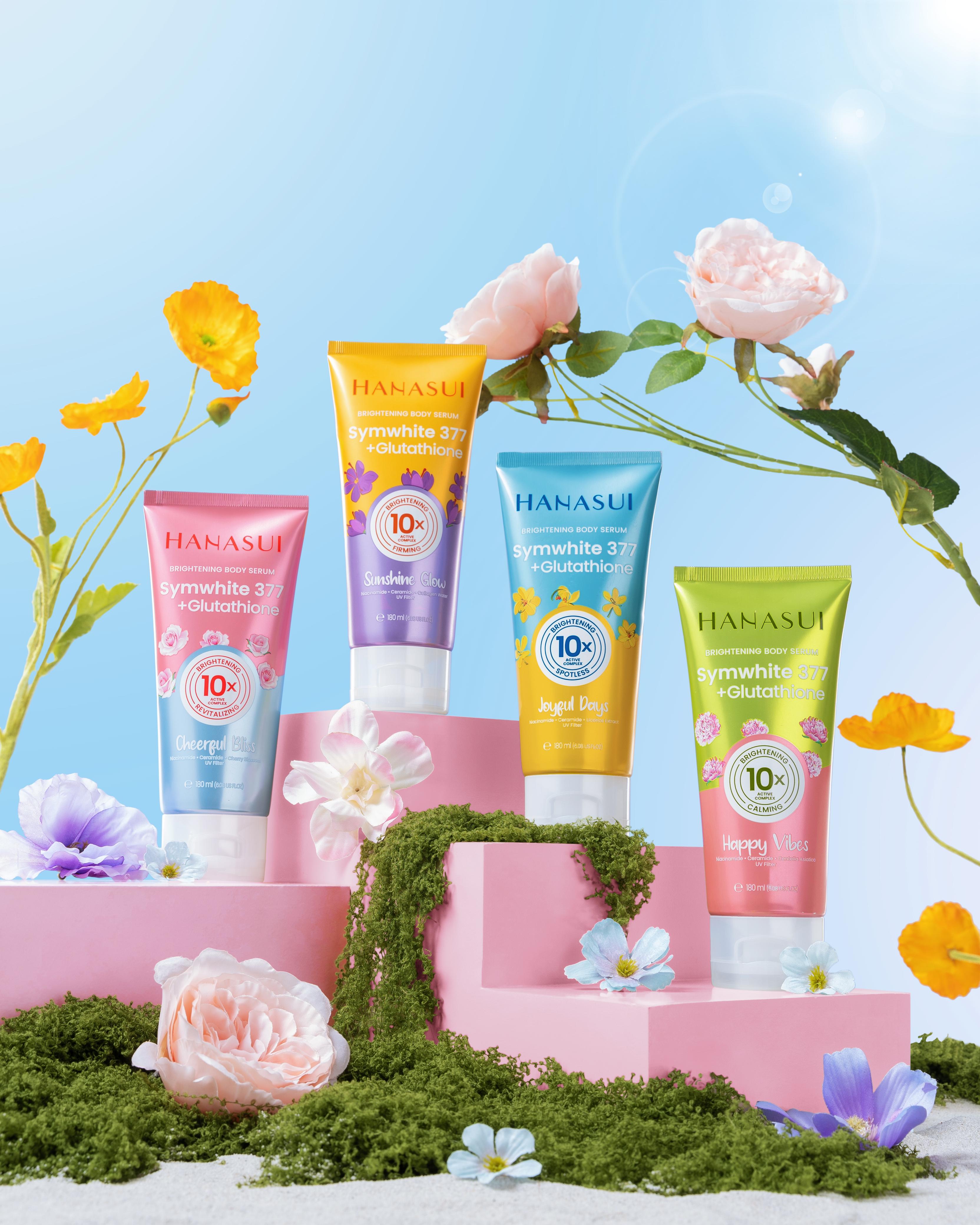 Hanasui Brightening Body Serum Symwhite 377 180ml - Cheerful Bliss