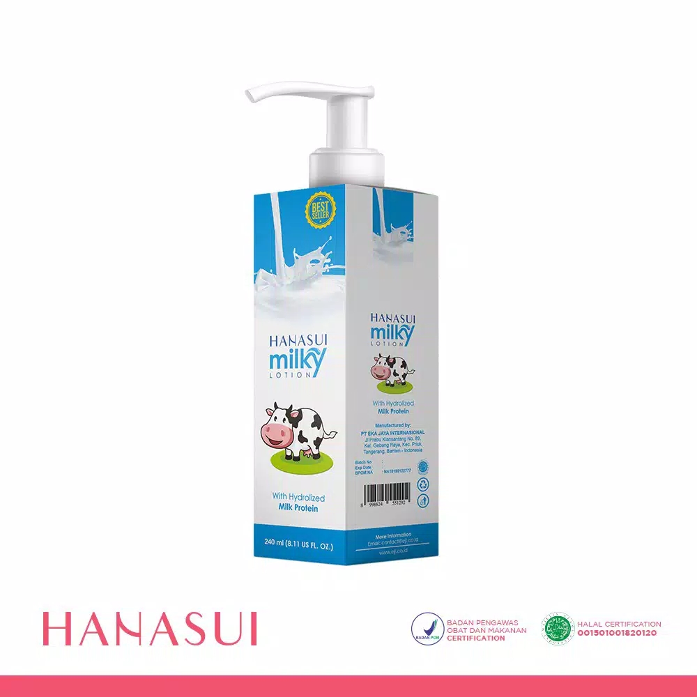 HANASUI Milky Hand & Body Lotion 240ML