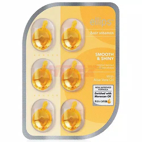 ELLIPS Hair Vitamin Kuning - Smooth & Shiny (6 Capsules) ELLIPS Hair Vitamin Kuning - Smooth & Shiny (6 Capsules)