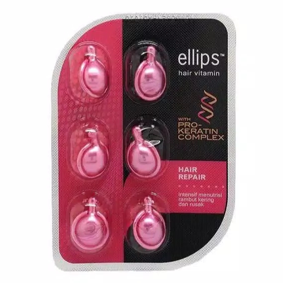 ELLIPS Hair Vitamin Pro Keratin Pink - Hair Repair (6 Capsules) ELLIPS Hair Vitamin Pro Keratin Pink - Hair Repair (6 Capsules)