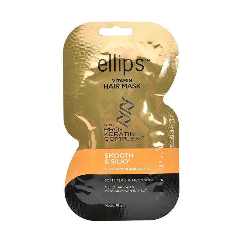 ELLIPS Hair Mask Pro Keratin Complex 18gr Gold - Smooth & Silky ELLIPS Hair Mask Pro Keratin Complex 18gr Gold - Smooth & Silky