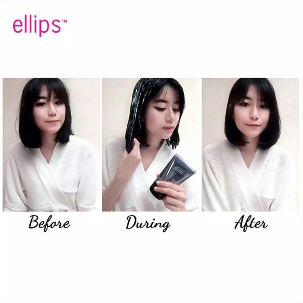 ELLIPS Hair Mask Pro Keratin Complex 18gr Gold - Smooth & Silky