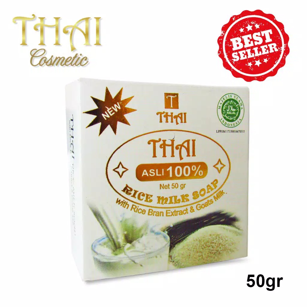 Thai Sabun Rice Milk Soap 50gr (Bar Soap) Thai Sabun Rice Milk Soap 50gr (Bar Soap)