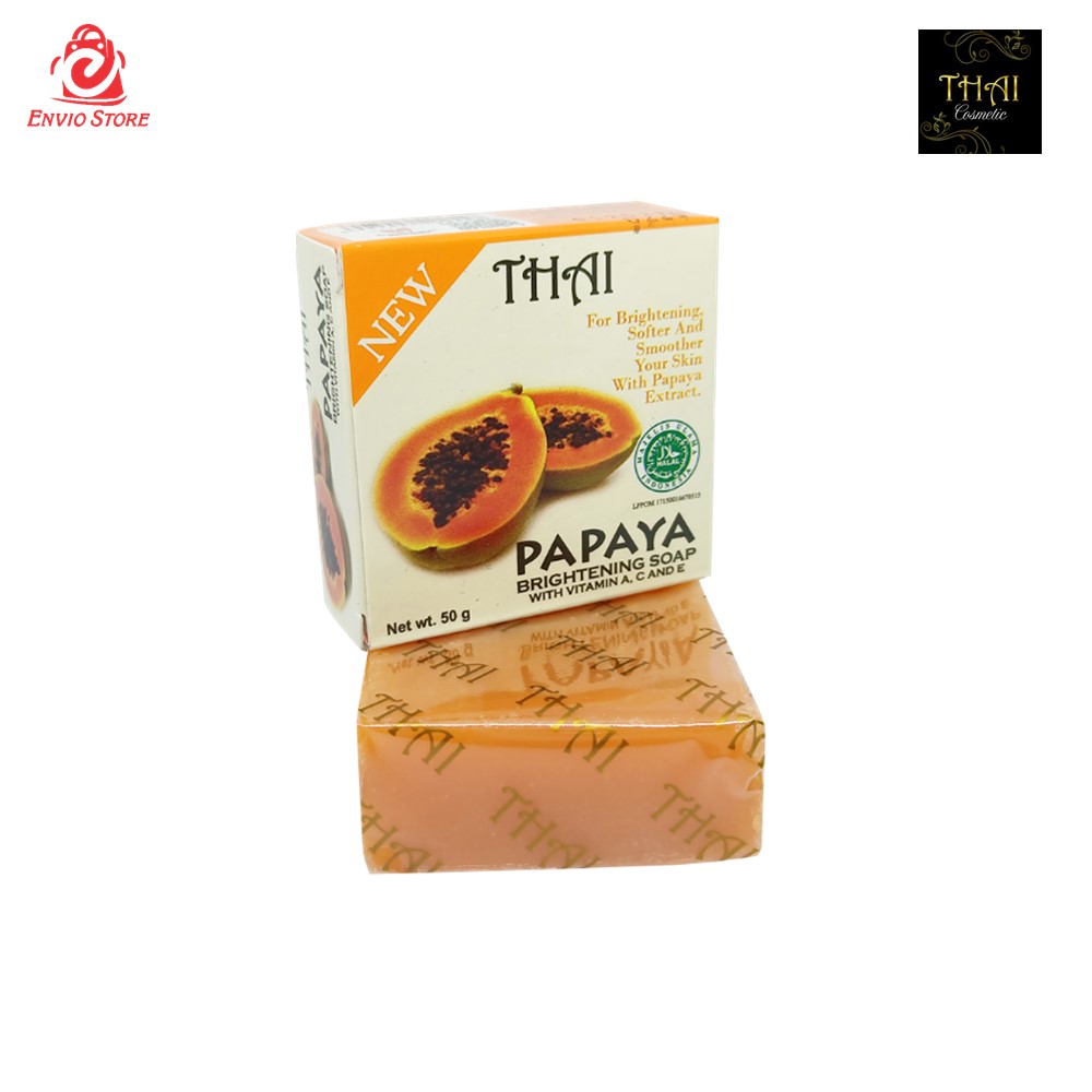 Thai Sabun Papaya Soap 50gr (Bar Soap)