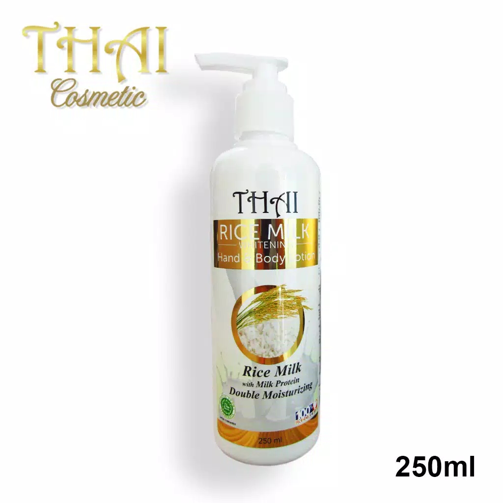 Thai Whitening Hand Body Lotion 250mL Rice Milk