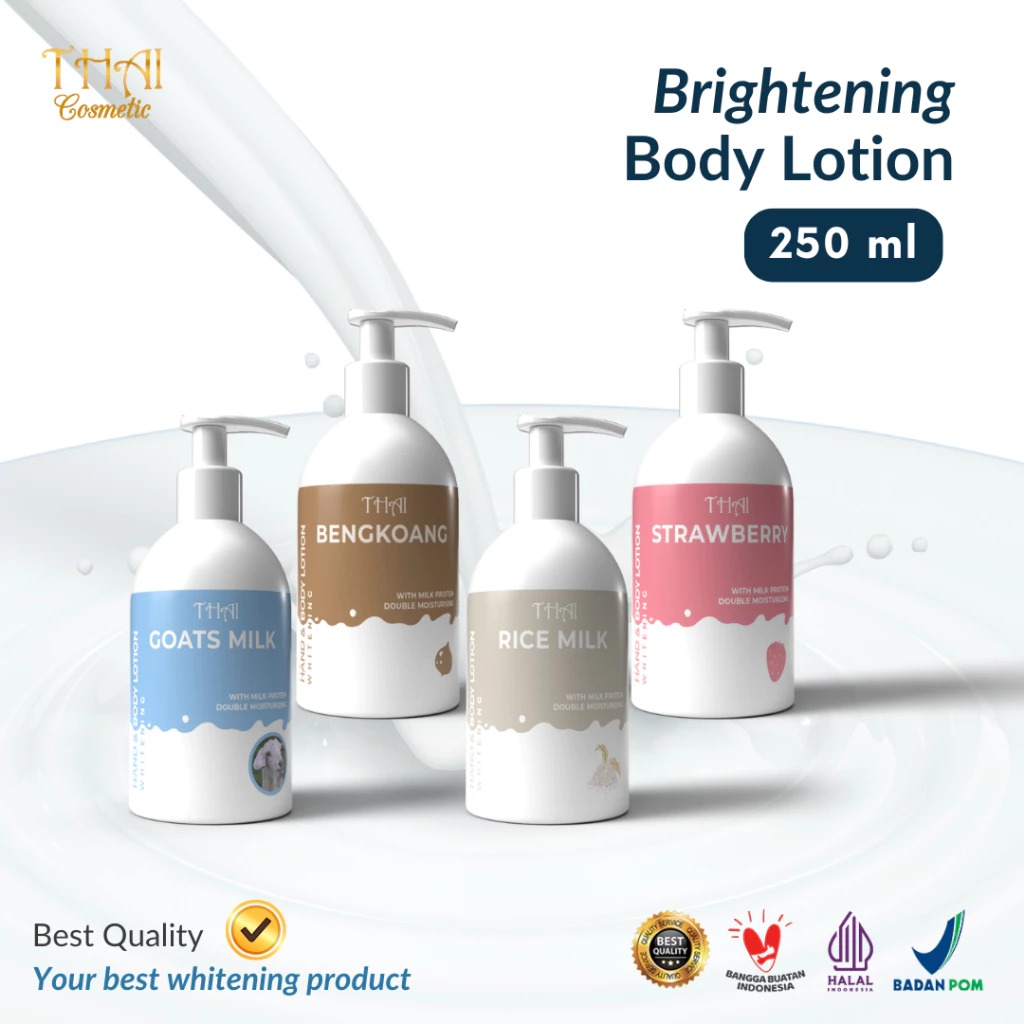 Thai Whitening Hand & Body Lotion 250mL - Rice Milk