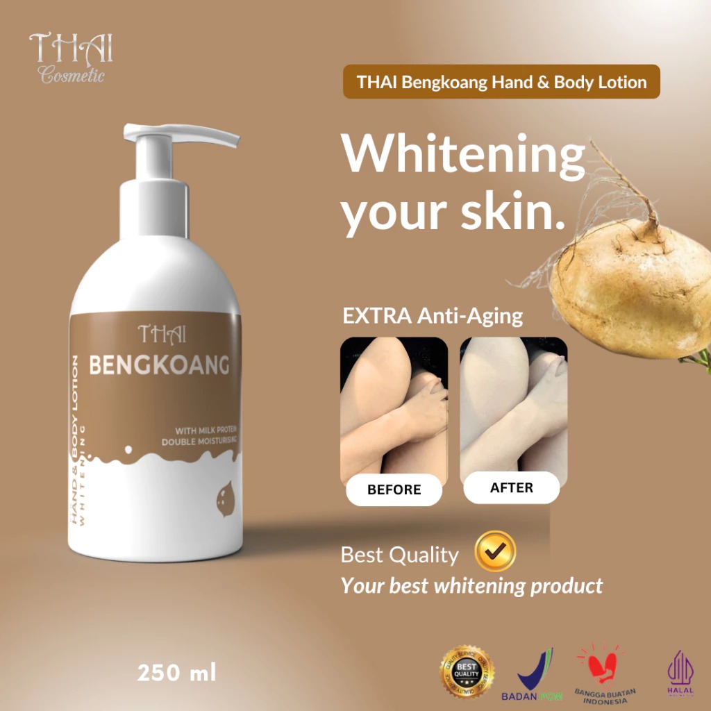 Thai Whitening Hand & Body Lotion 250mL - Bengkoang Thai Whitening Hand & Body Lotion 250mL - Bengkoang