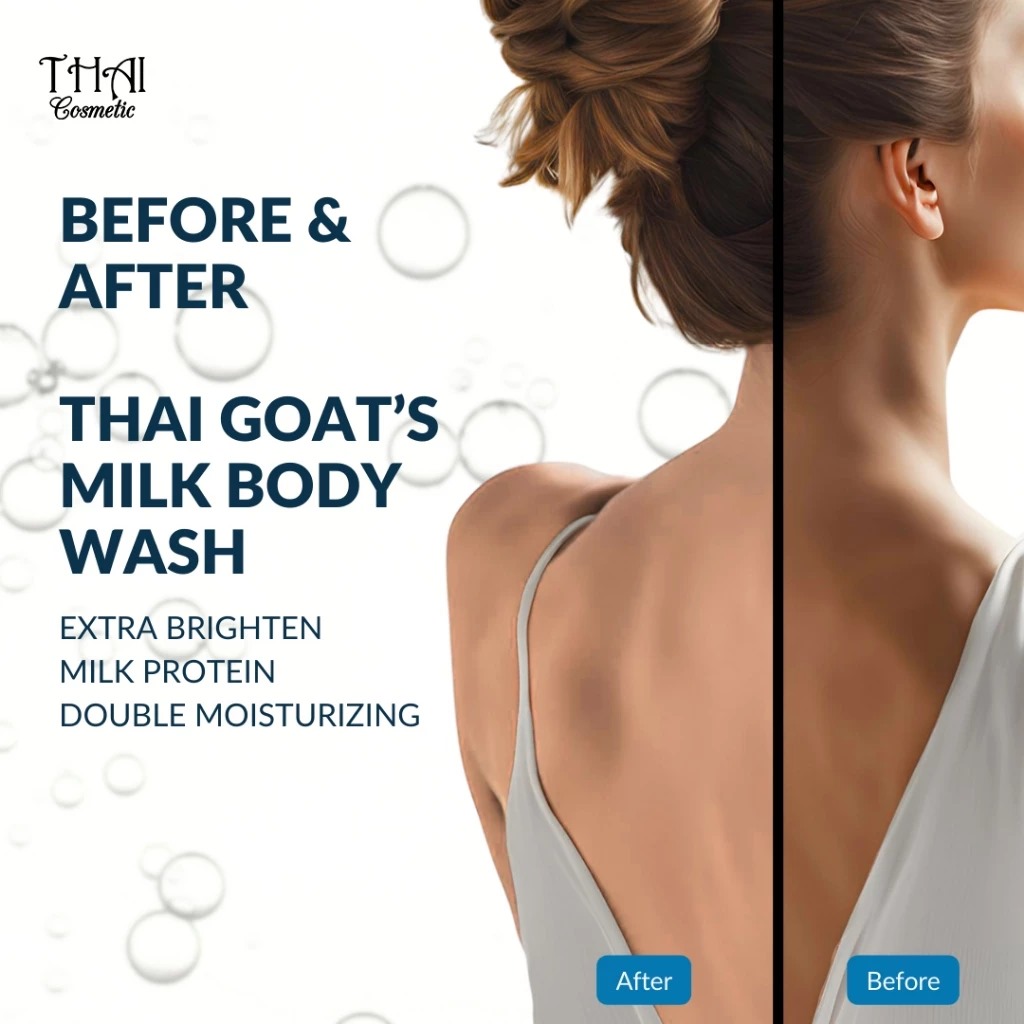 Thai Body Wash 250mL - Goat's Milk (Sabun Mandi)