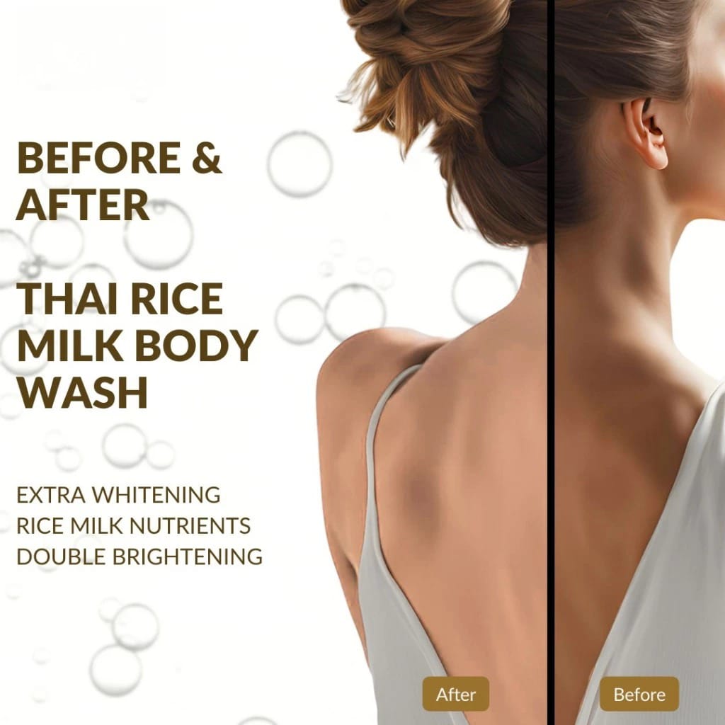 Thai Body Wash 900mL + 100mL - Rice Milk (Sabun Mandi Cair Refill)