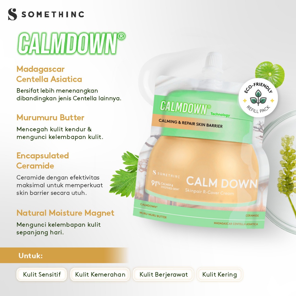 Somethinc Calm Down Skinpair R-Cover Cream REFILL 50ml