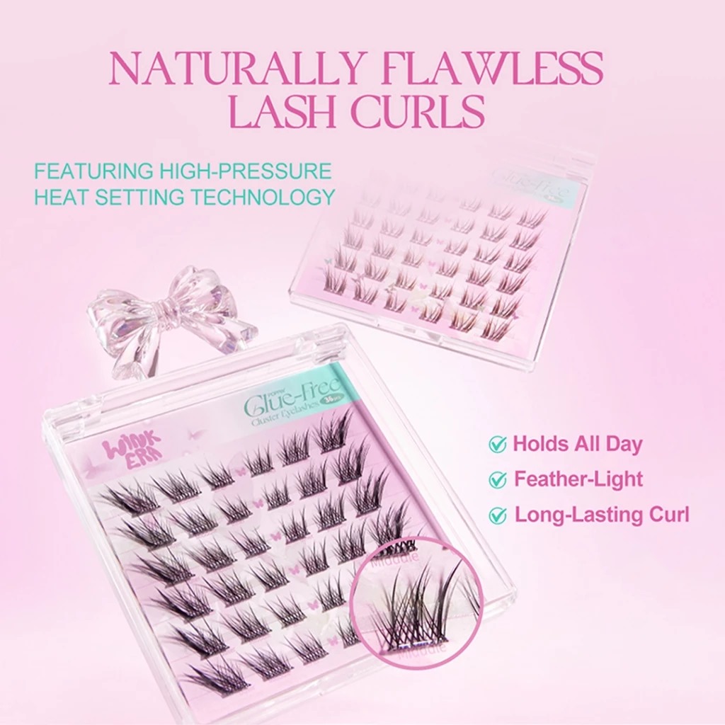 Glam Fix Wink Era Magnetic Poppin Glue-Free Cluster Eyelash (Isi 36pcs) - 05 Witty Fox