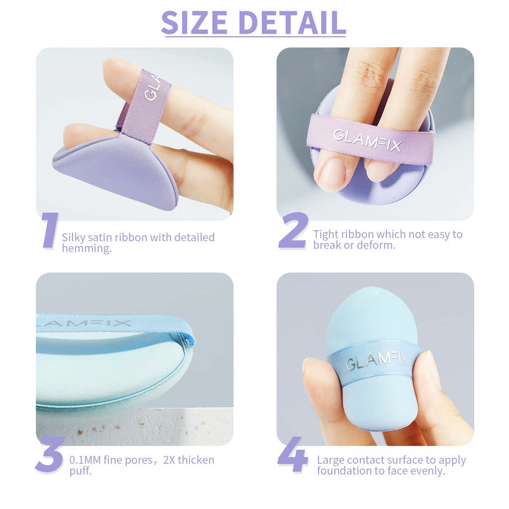 Glam Fix Flawless Aircushion Puff (Isi 2)