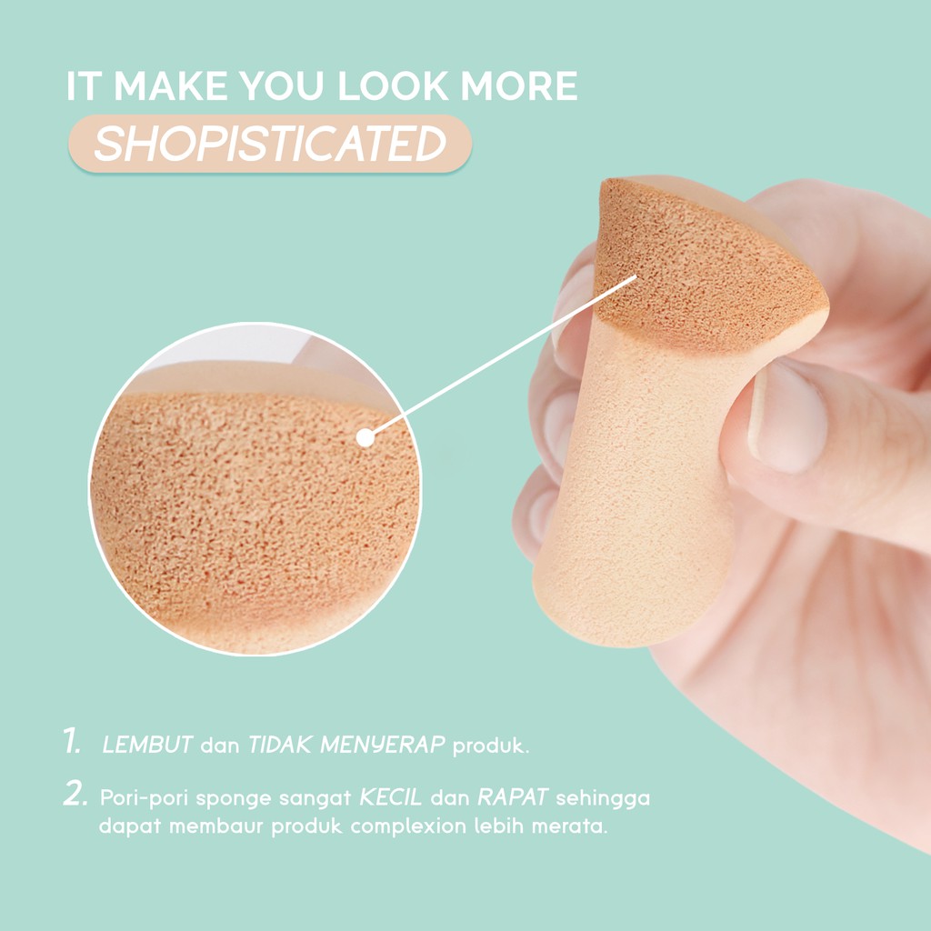 Glam Fix Basic Compact Sponge CIRCLE (Isi 4) - Spons Bedak Bulat Glam Fix Basic Compact Sponge CIRCLE (Isi 4) - Spons Bedak Bulat