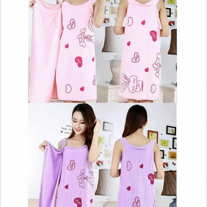 Baju Handuk Mandi / Wearable Towel Kimono