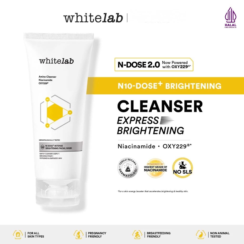 WHITELAB N-Dose+ Intense Brightening Facial Wash 100ml