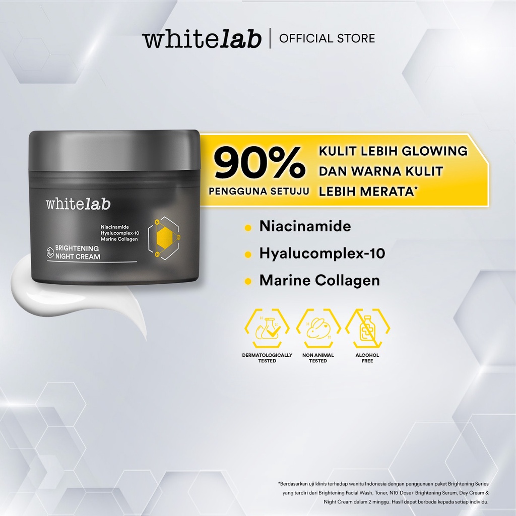 WHITELAB Brightening Night Cream 20gr WHITELAB Brightening Night Cream 20gr
