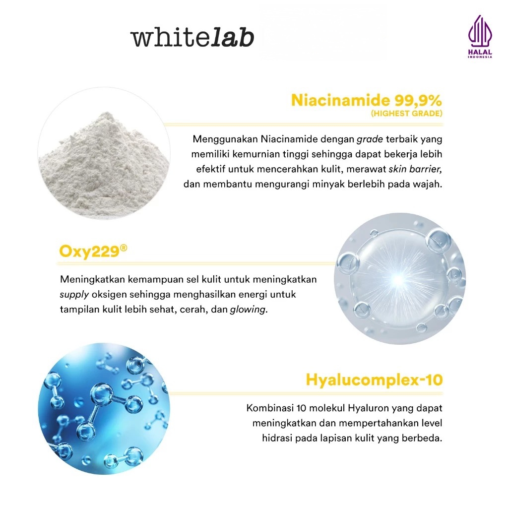 WHITELAB N-Dose+ Intense Brightening Water Moisturizer 20gr