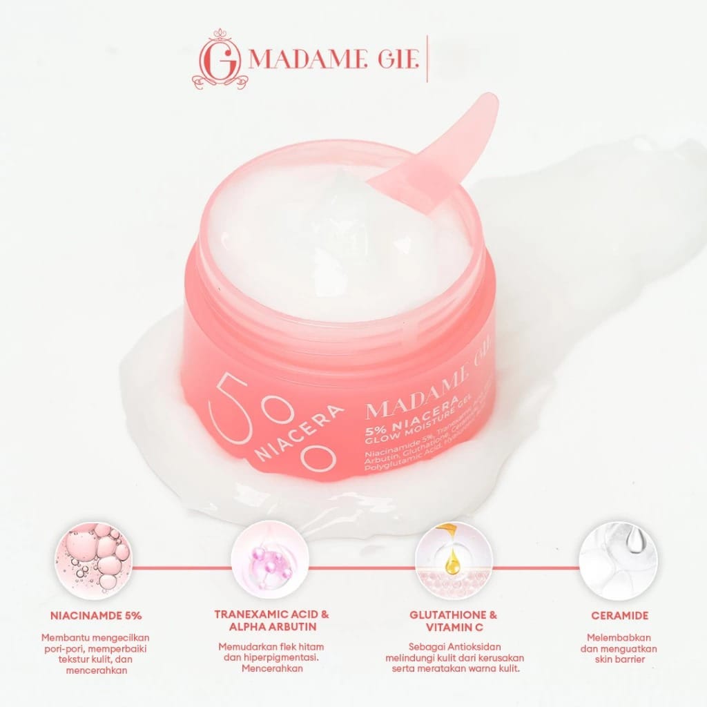 Madame Gie 5% Niacera Glow Moisture Gel 30gr