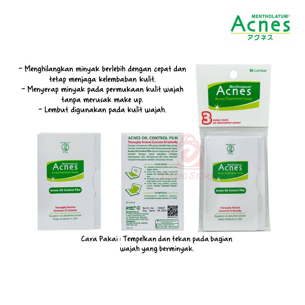 ACNES Oil Control Film 50lbr (Kertas Minyak Wajah)