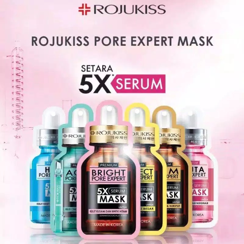 Rojukiss Premium 5x Serum Mask 25ml - Bright