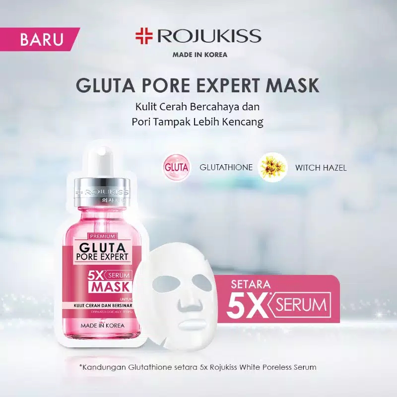 Rojukiss Premium 5x Serum Mask 25ml - Gluta