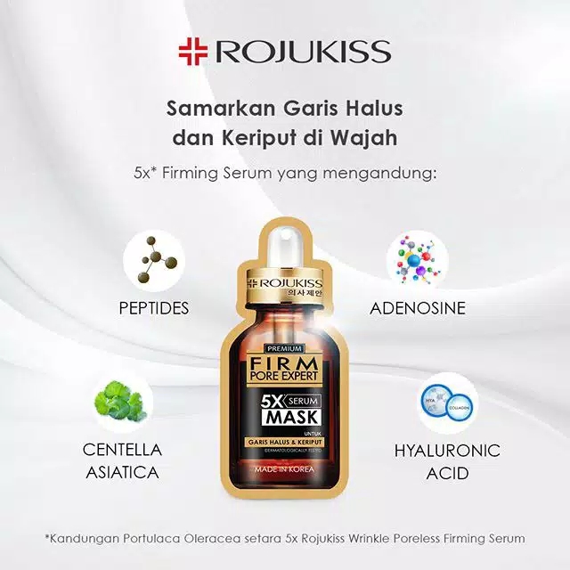 Rojukiss Premium 5x Serum Mask 25ml - Firm