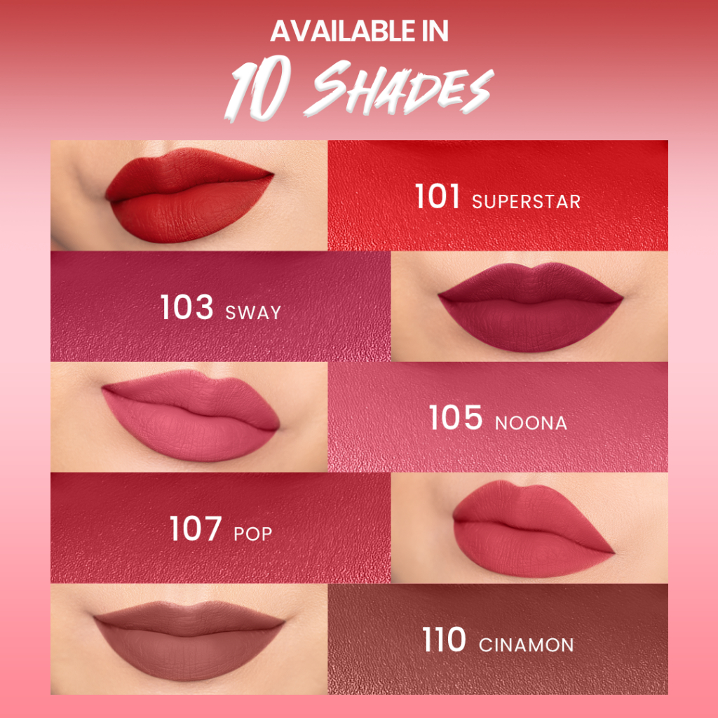 Hanasui Mattedorable Matte Lipstick 2gr - 118 Retro