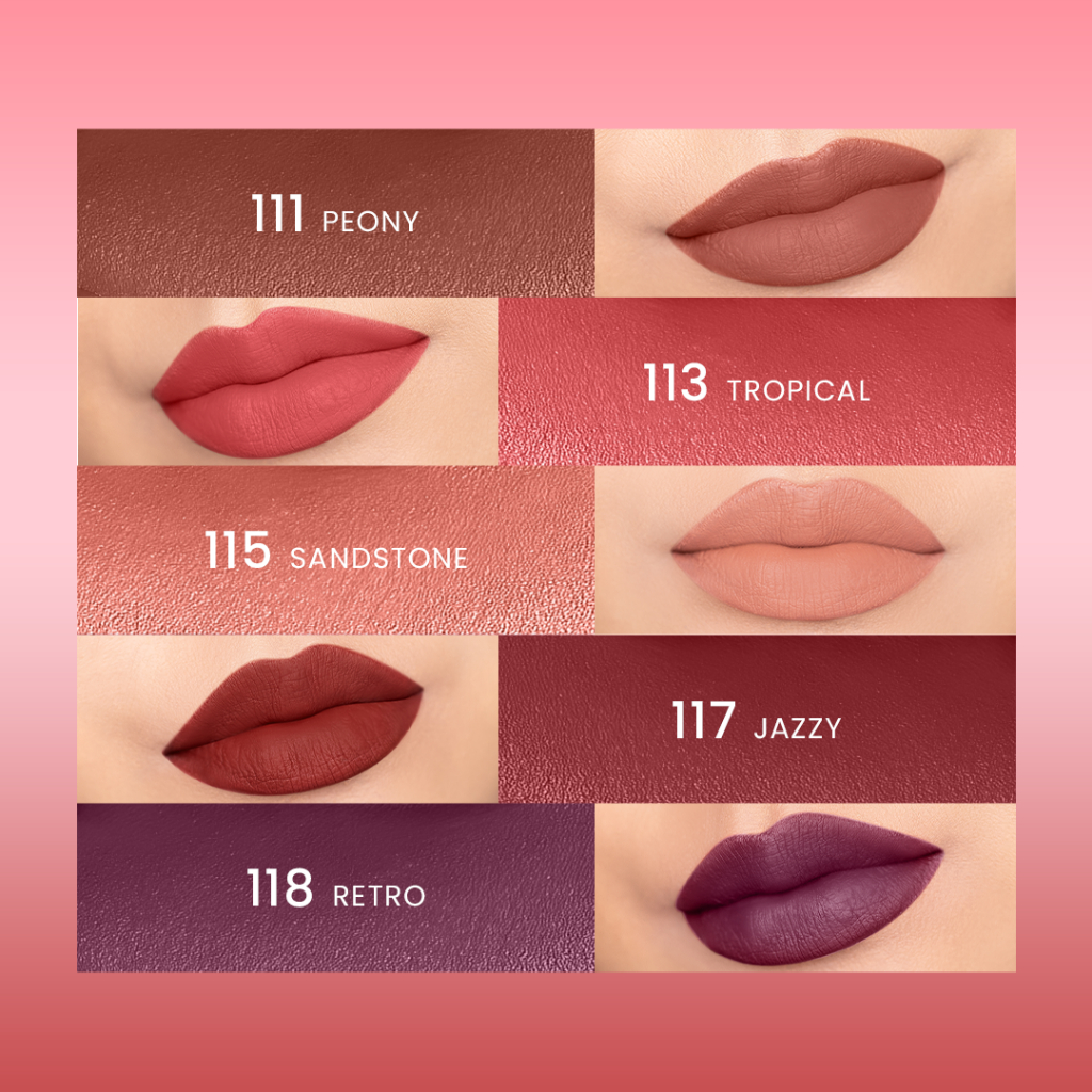 Hanasui Mattedorable Matte Lipstick 2gr - 118 Retro