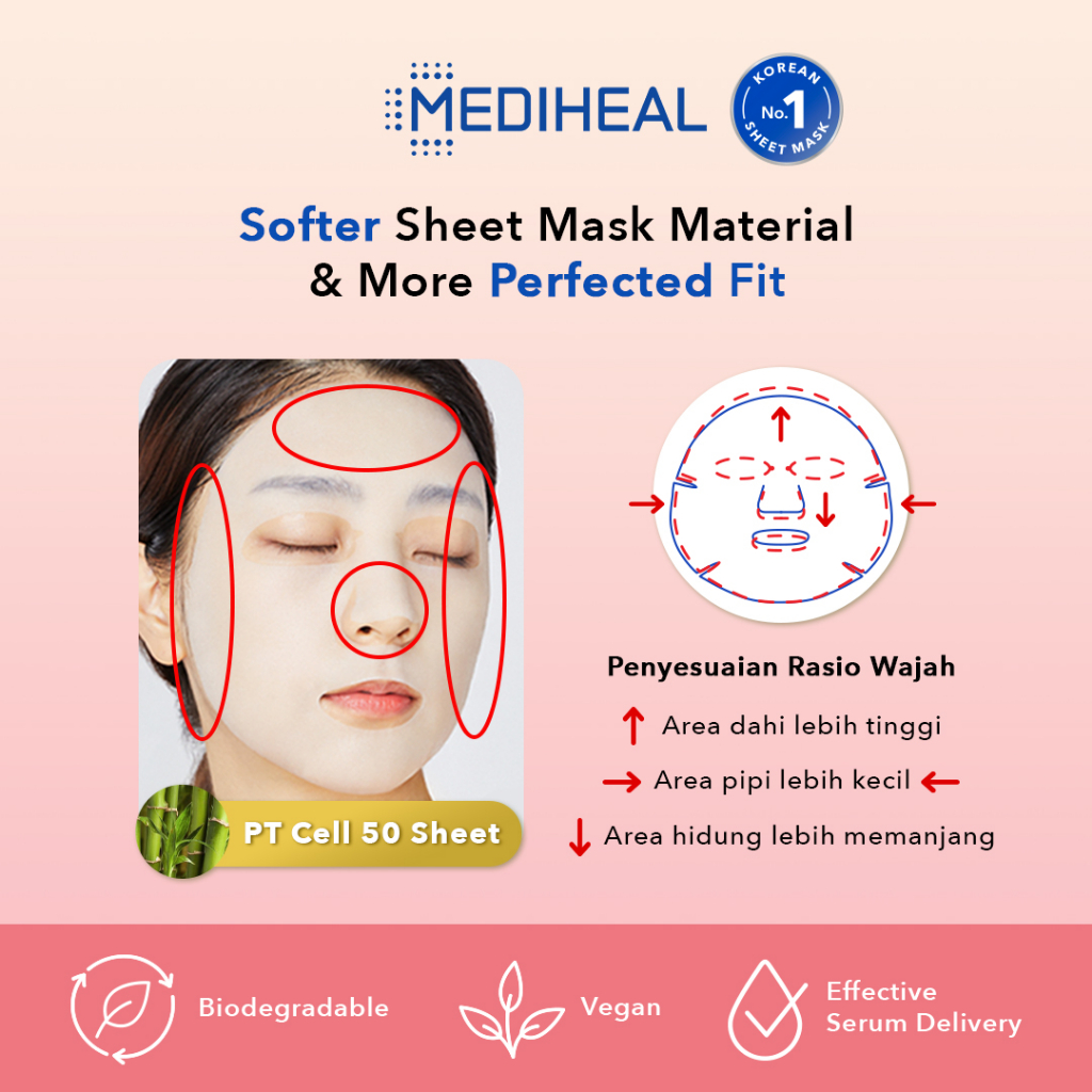 Mediheal Essential Mask - Collagen Tightening (Pink) Mediheal Essential Mask - Collagen Tightening (Pink)