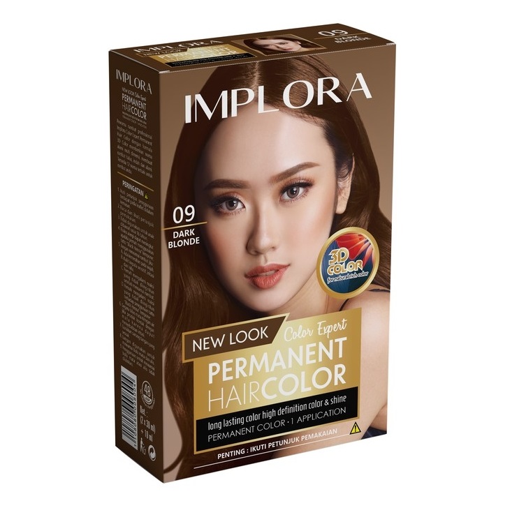 Implora Permanent Hair Color 09 DARK BLONDE (Semir Rambut) Implora Permanent Hair Color 09 DARK BLONDE (Semir Rambut)