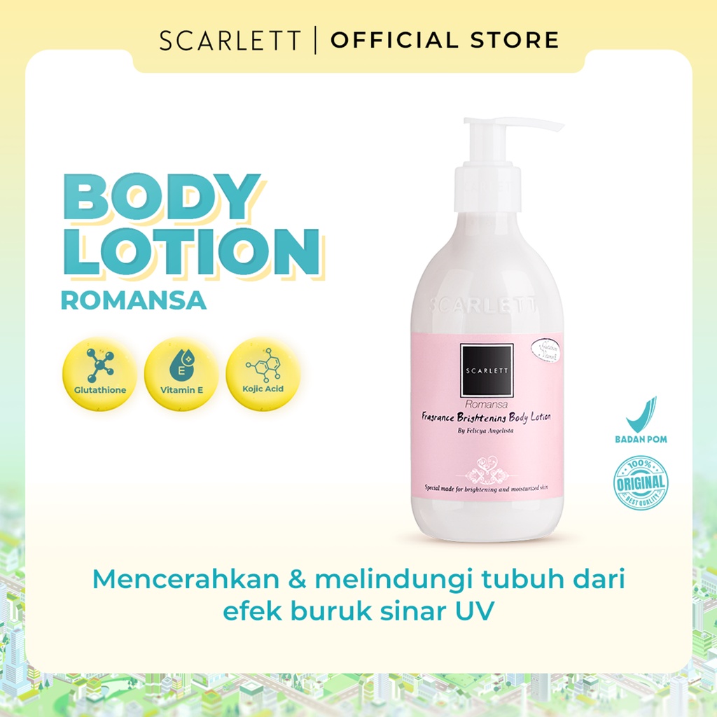 SCARLETT Body Lotion Romansa (Pink)