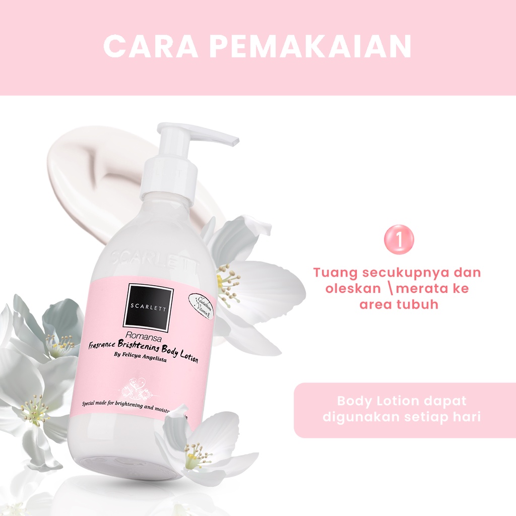 SCARLETT Body Lotion Romansa (Pink)