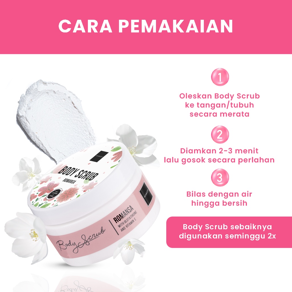 SCARLETT Body Scrub Romansa