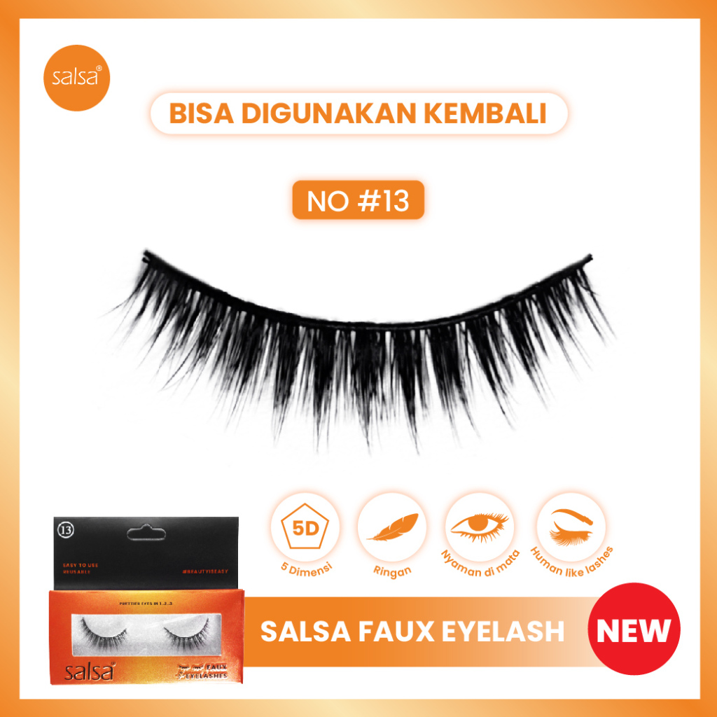 SALSA Faux Eyelash No.13 (Bulu Mata Palsu) SALSA Faux Eyelash No.13 (Bulu Mata Palsu)