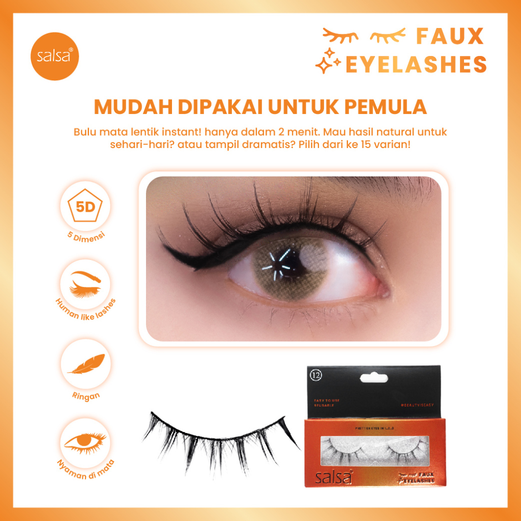 SALSA Faux Eyelash No.13 (Bulu Mata Palsu)