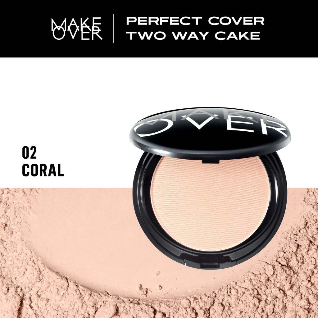 Make Over Perfect Cover Two Way Cake SPF15 12gr - 02 Coral