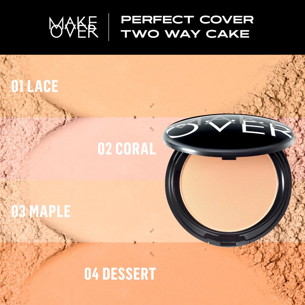 Make Over Perfect Cover Two Way Cake SPF15 12gr - 02 Coral