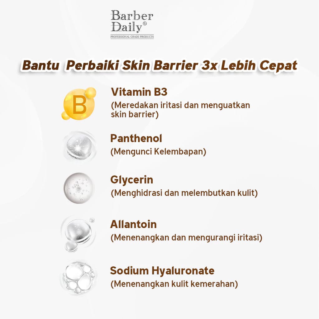 Makarizo Barber Daily Ultra Sensitive Face Wash 100ml