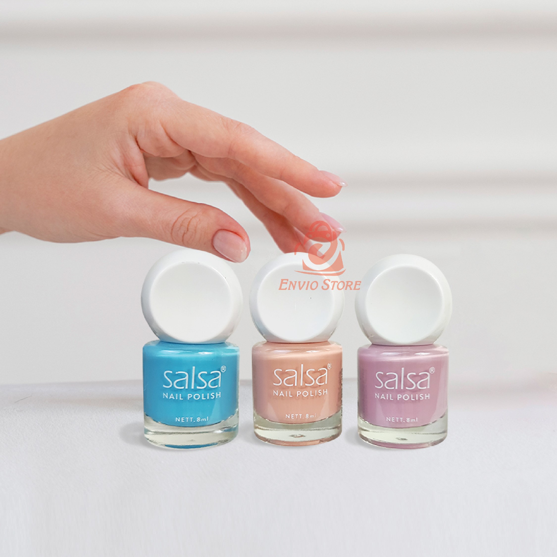 (ISI 3PCS) SALSA Kutek Nail Polish - Italiano Pizza