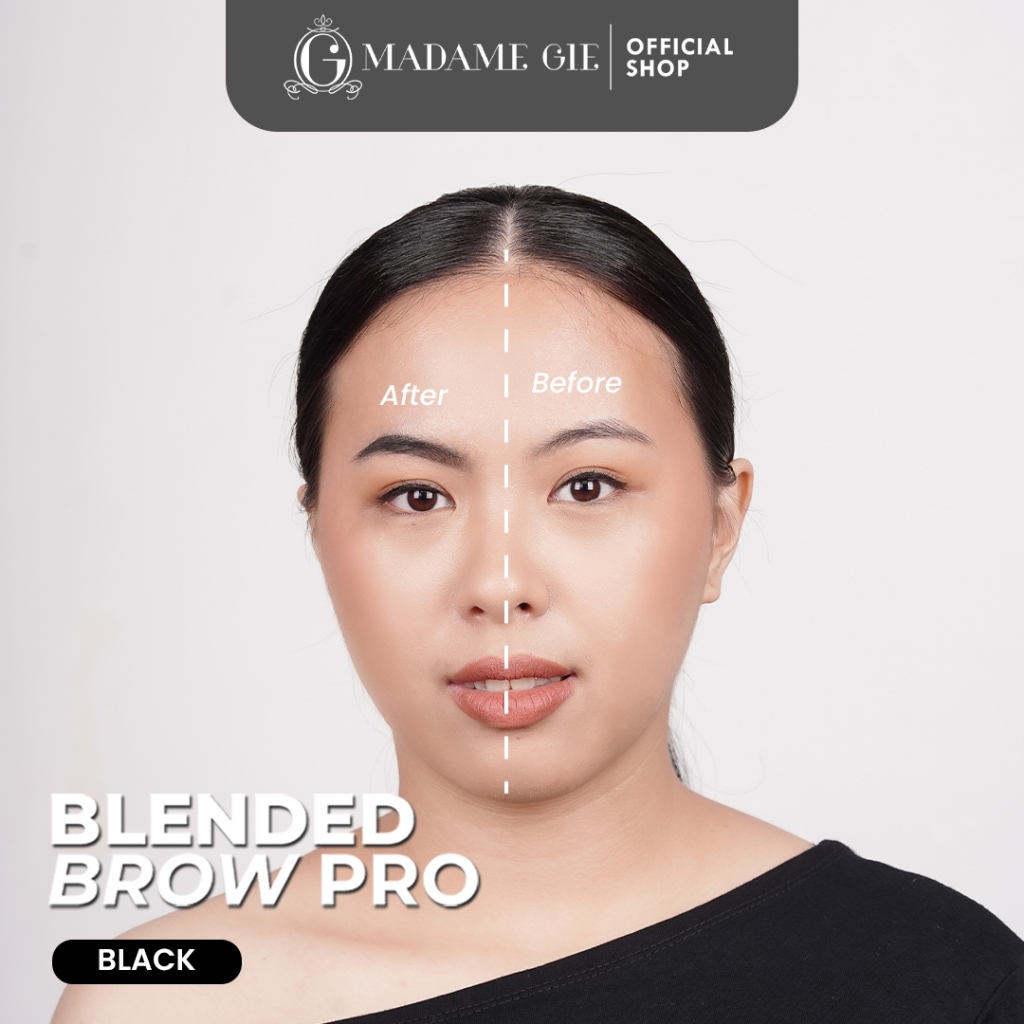 Madame Gie Blended Brow Pro 1.2gr (Pensil Alis) - Black