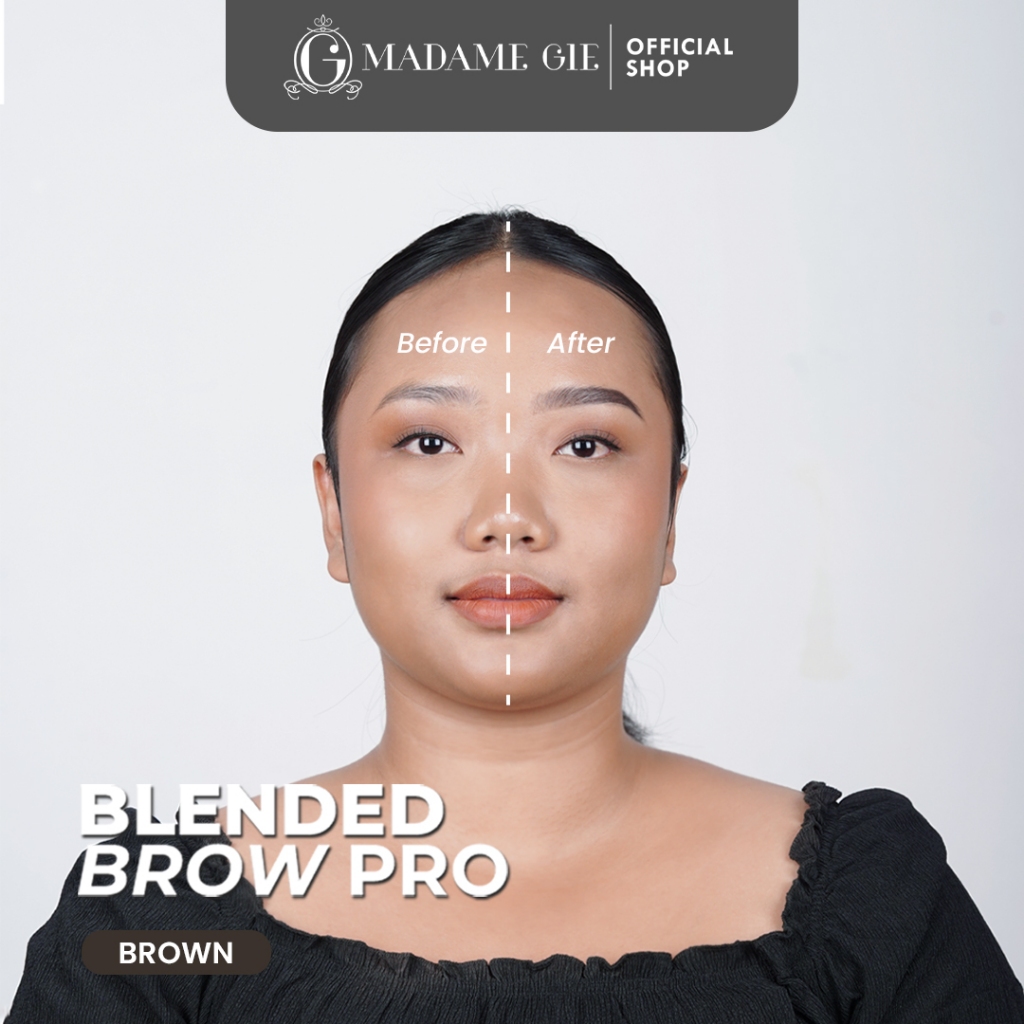 Madame Gie Blended Brow Pro 1.2gr (Pensil Alis) - Black