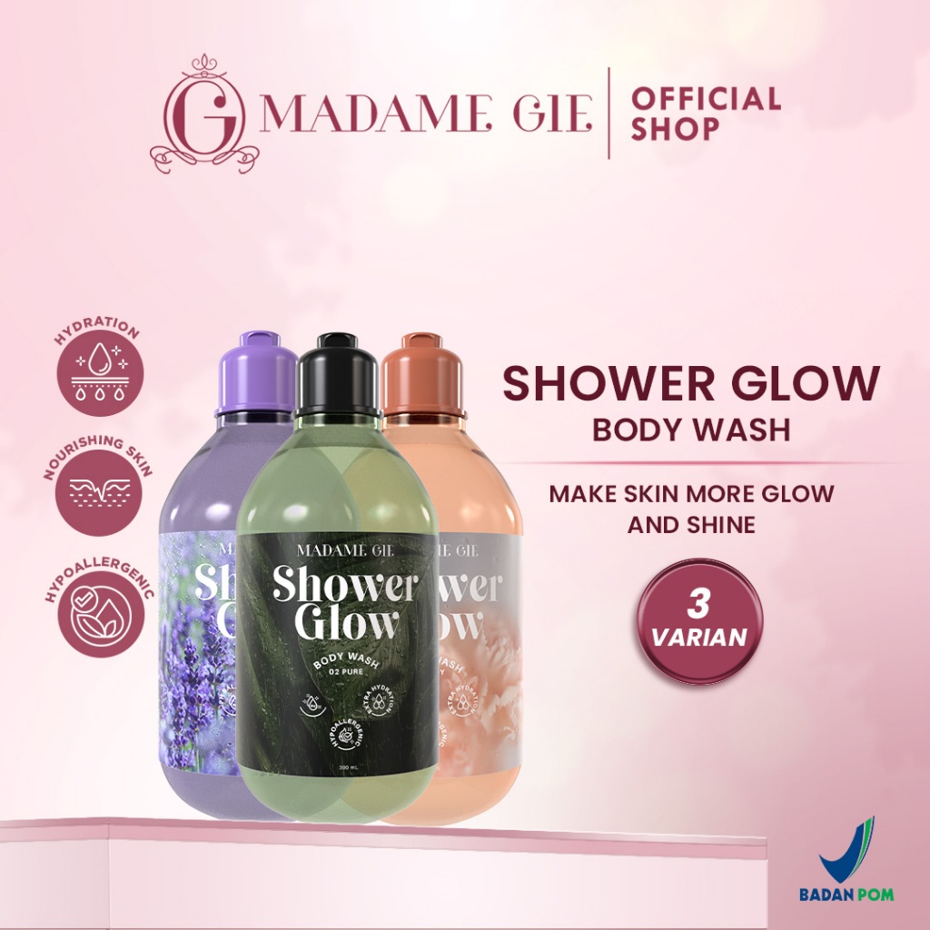 Madame Gie Shower Glow Body Wash 300ml - 03 Calm Madame Gie Shower Glow Body Wash 300ml - 03 Calm