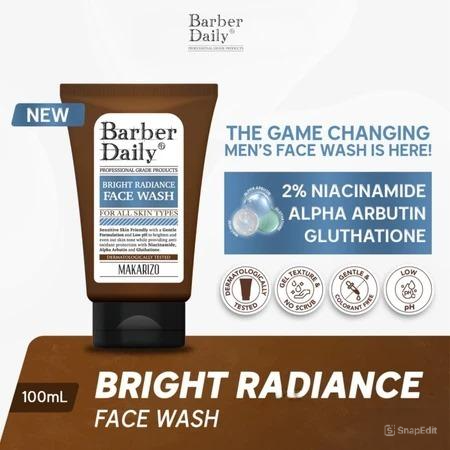 Makarizo Barber Daily Bright Radiance Face Wash 100ml