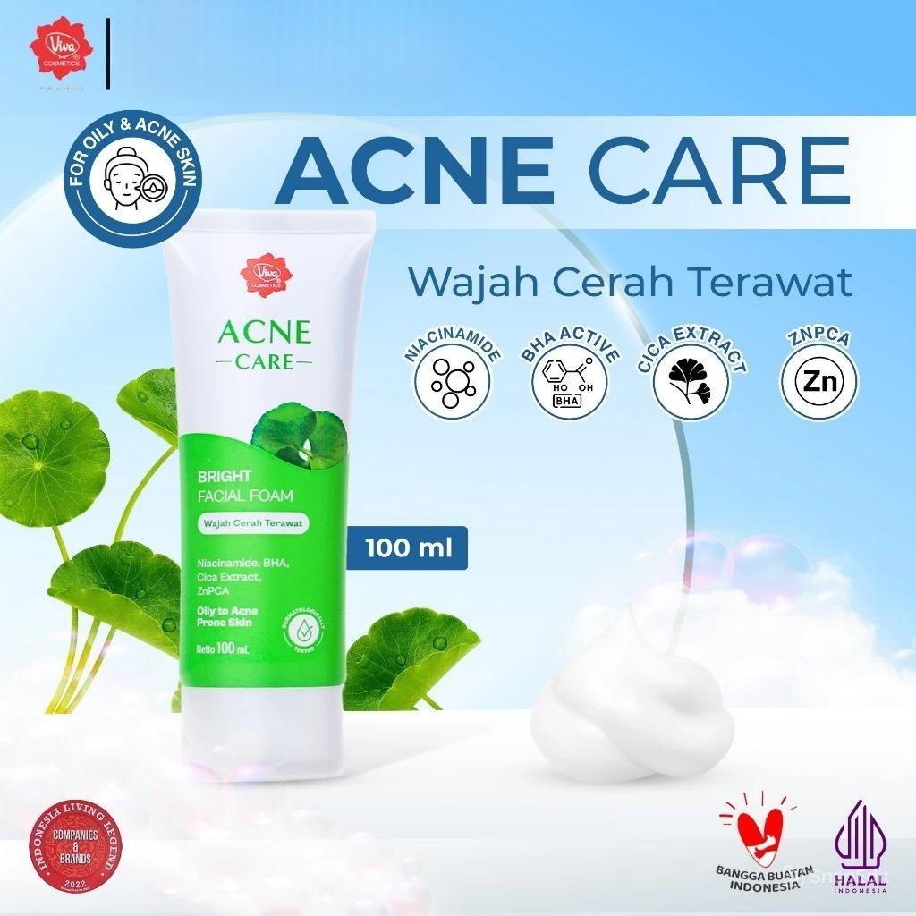 Viva Bright Facial Foam 100ml - Acne Care