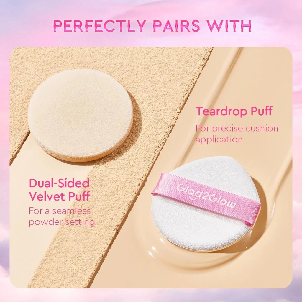 Glad 2 Glow 2in1 Perfect Pair Cushion Powder - 03 Custard