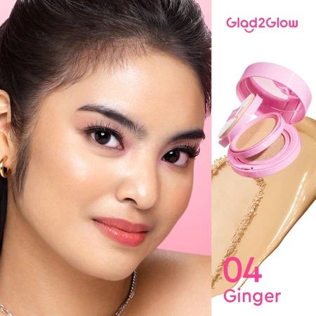 Glad 2 Glow 2in1 Perfect Pair Cushion Powder - 04 Ginger