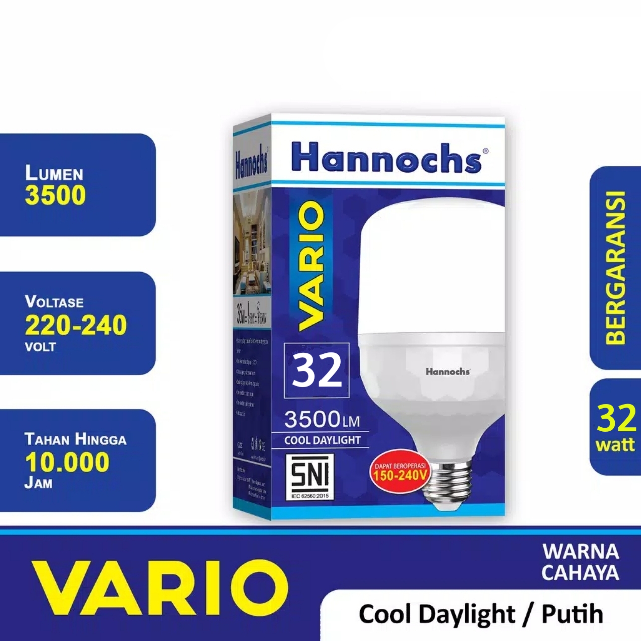 HANNOCHS Vario Bohlam LED 32 Watt (32W) CDL HANNOCHS Vario Bohlam LED 32 Watt (32W) CDL