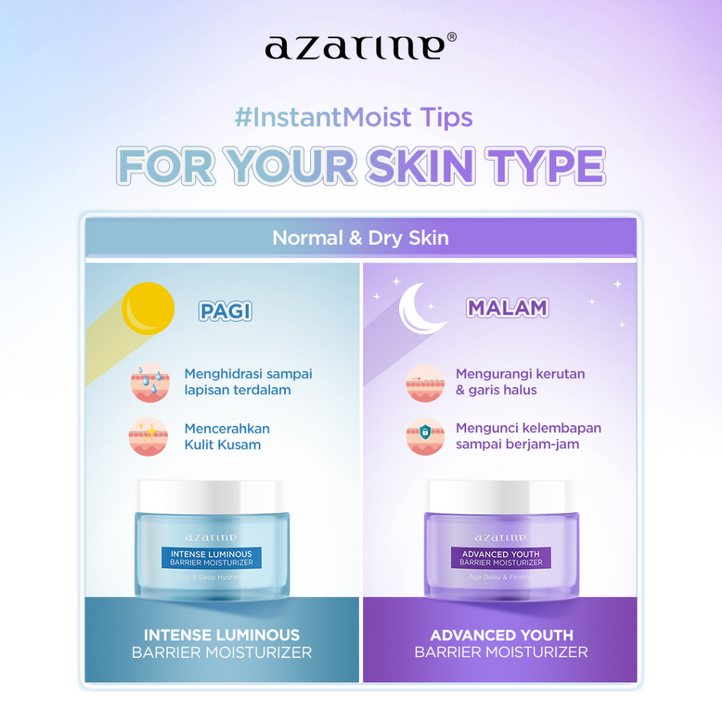 Azarine Barrier Moisturizer 30gr - Advanced Youth (Anti Aging & Flek Hitam)